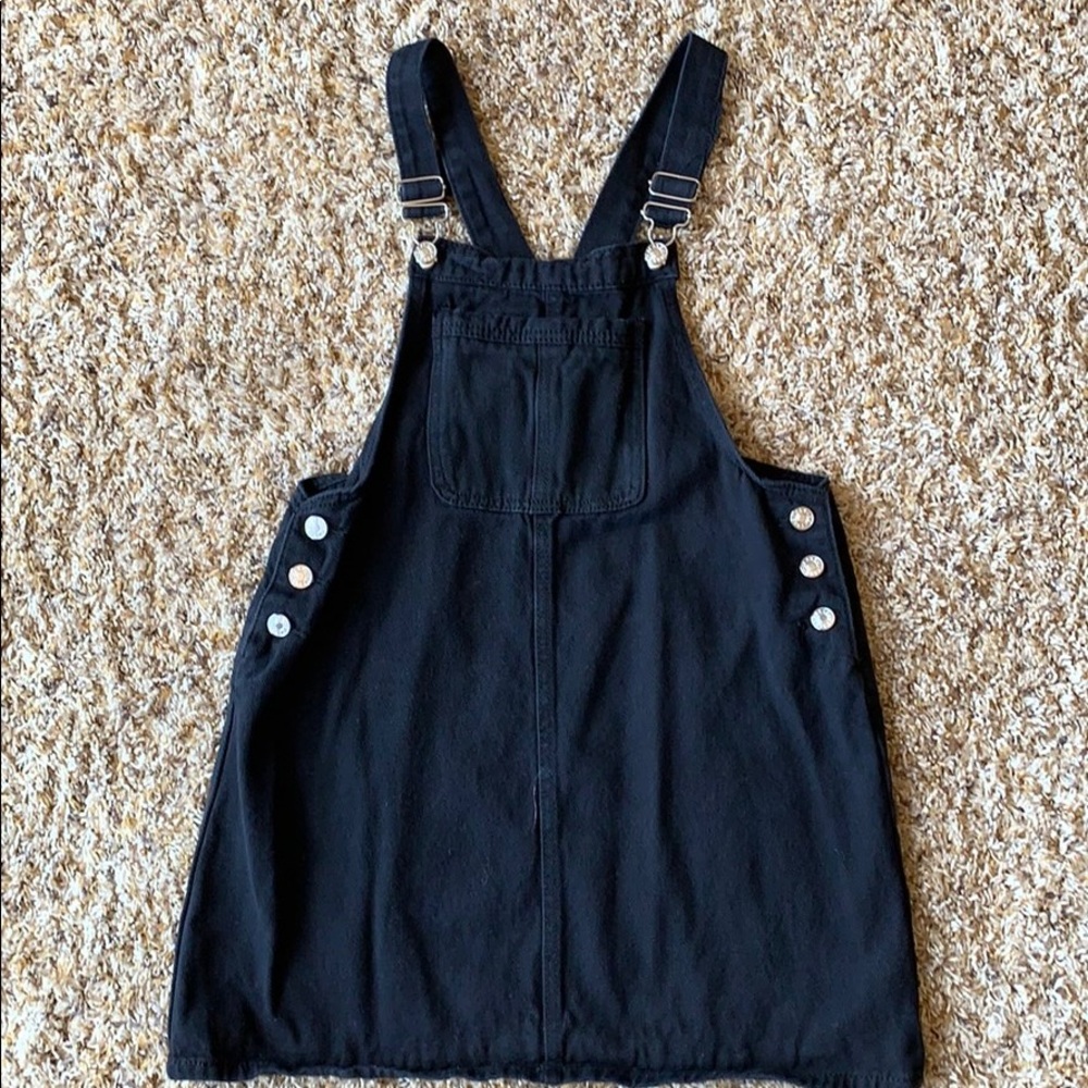 Black Overall Dress